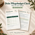 Pflegebudget-Check – kostenlose Übersicht zum Ausfüllen