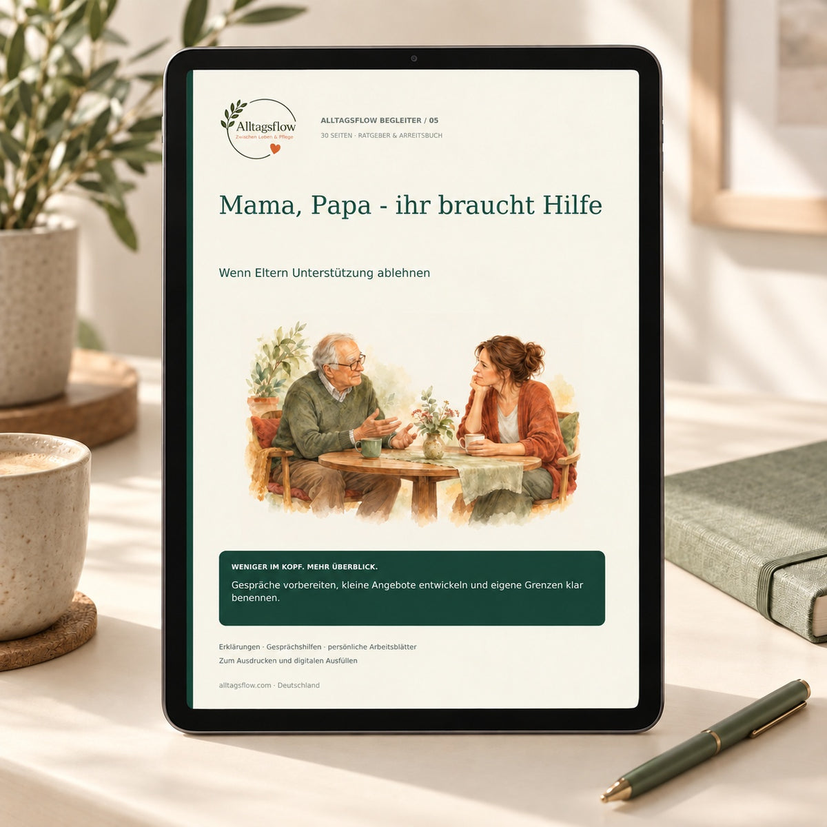 Mama, Papa – ihr braucht Hilfe | Wenn Eltern Unterstützung ablehnen | PDF mit 30 Seiten