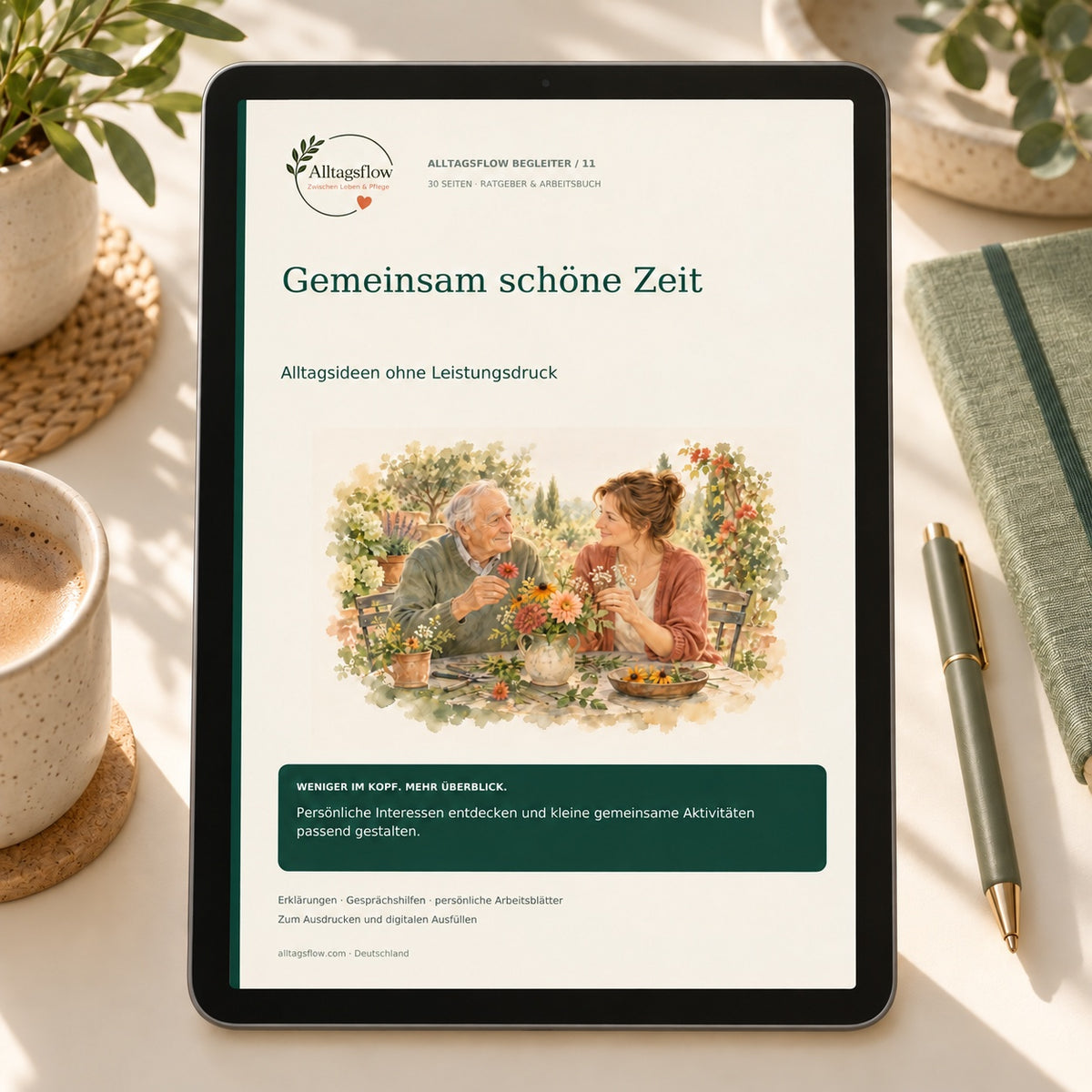Gemeinsam schöne Zeit – Alltagsideen ohne Leistungsdruck | PDF-Ratgeber mit 30 Seiten