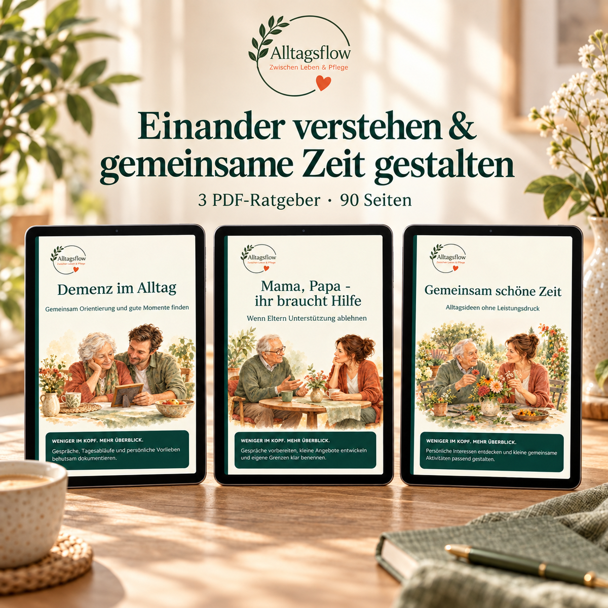 Einander verstehen & gemeinsame Zeit gestalten – 3er-Bundle | 3 PDF-Ratgeber mit 90 Seiten