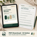 Pflege-Notfallordner für Jugendliche – vertrautes Wissen für Bezugspersonen | PDF